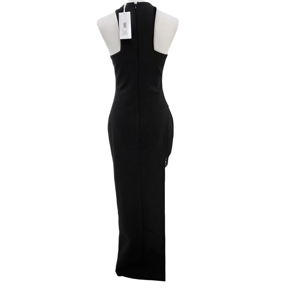 Elizabeth and James Womens 10 (runs small) Black Tegan High Slit Maxi Dress NWT - Picture 7 of 16